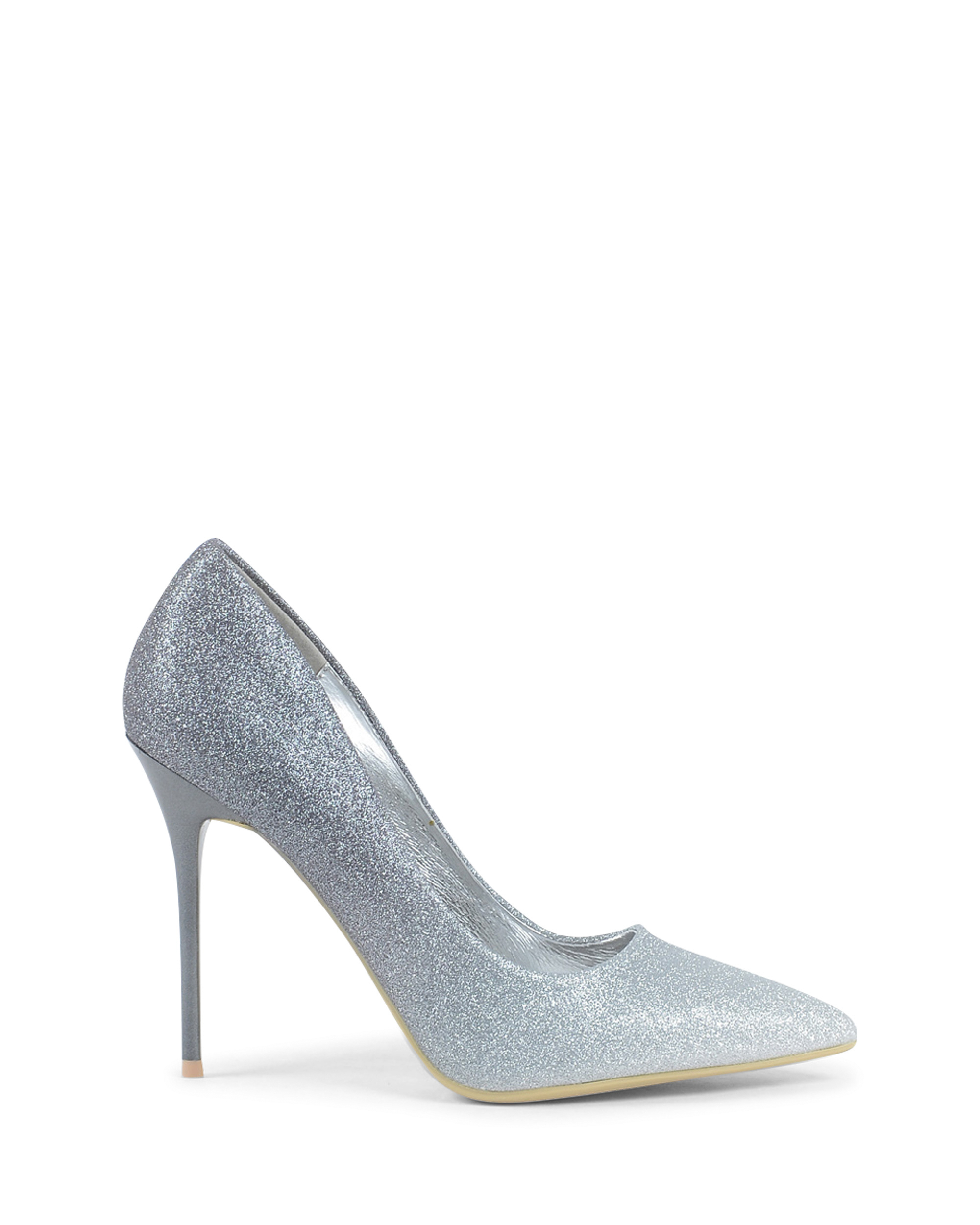 19V69 Italia - Zapatos de salón para mujer, color gris brillante, V168 GRIS