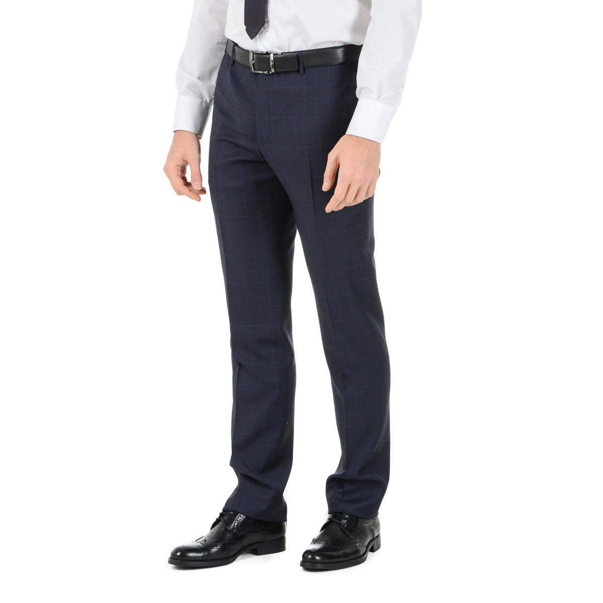 Corneliani Mens Suit Long Sleeves Dark Blue Super 110's