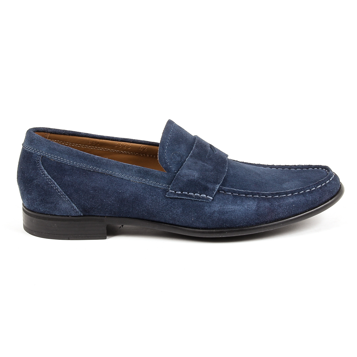 Mocasín V 1969 Italia para hombre azul LEONARDO