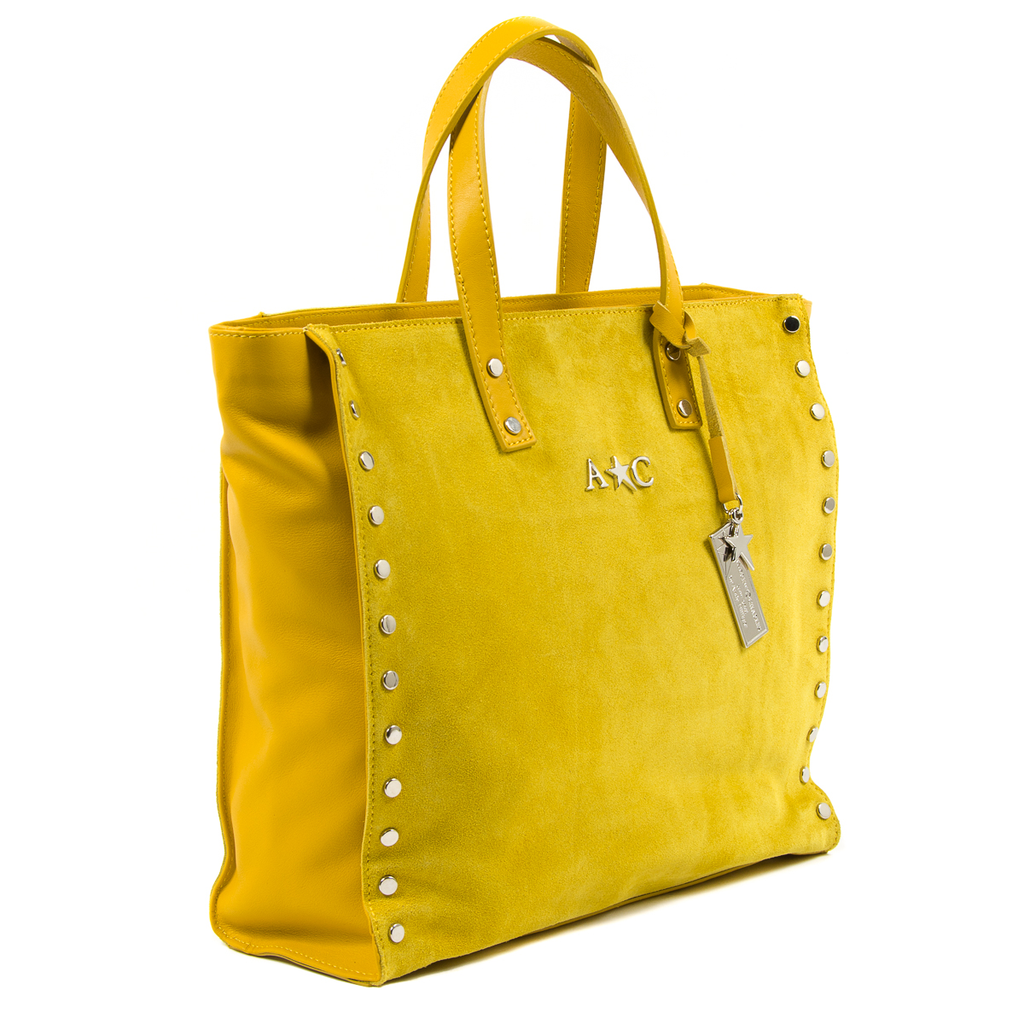 Bolso de mano para mujer Andrew Charles amarillo JENNER