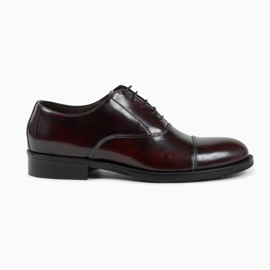 19V69 Italia - Zapato clásico para hombre, color burdeos 913L MP ABRASIVATO BURDEOS