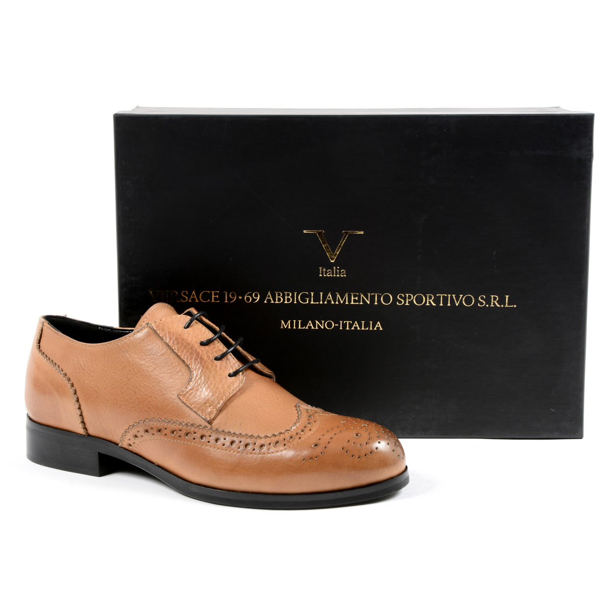 V 1969 Italia - Zapato con cordones para mujer, color marrón, SULLY