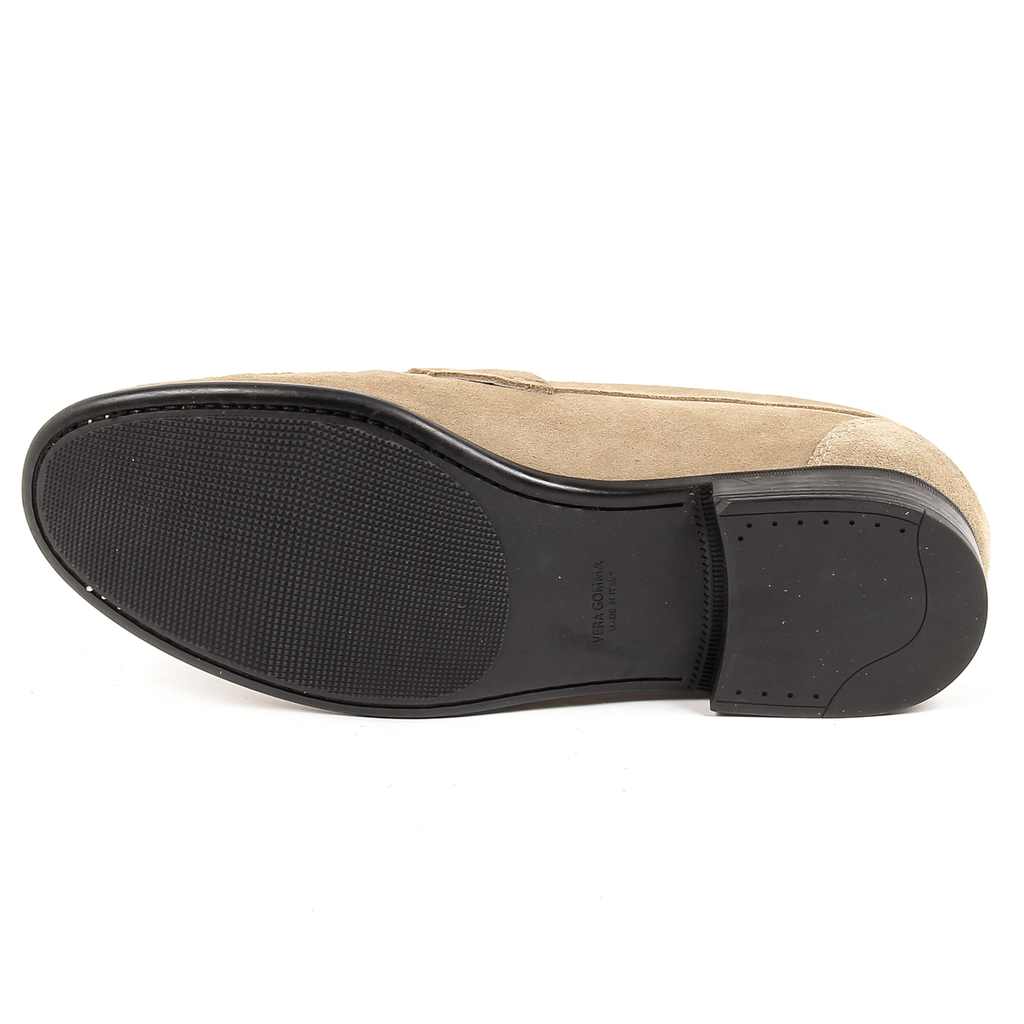 Mocasín para hombre V 1969 Italia Beige LEONARDO