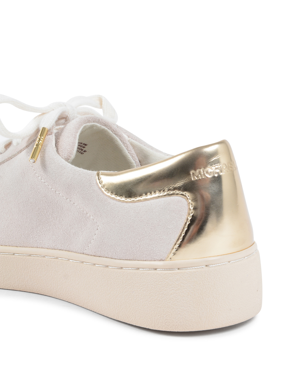 Zapatillas Michael Kors para mujer blancas y doradas FRANKIE