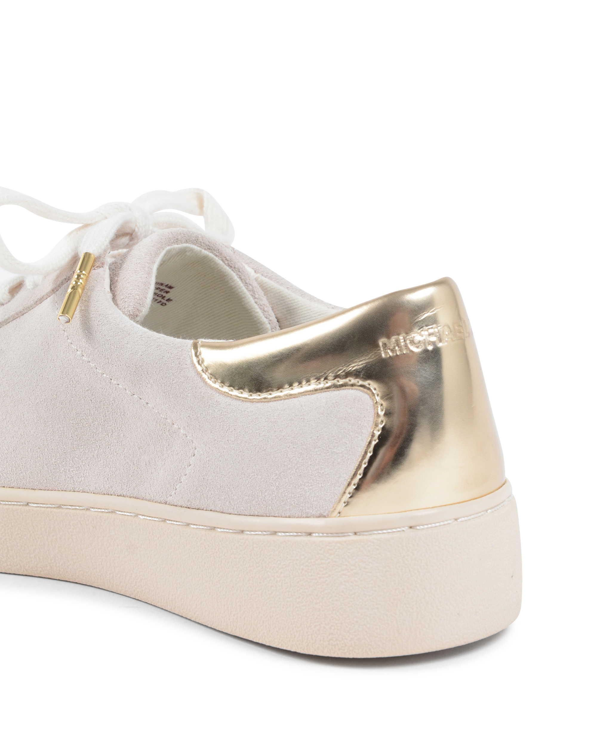 Zapatillas Michael Kors para mujer blancas y doradas FRANKIE