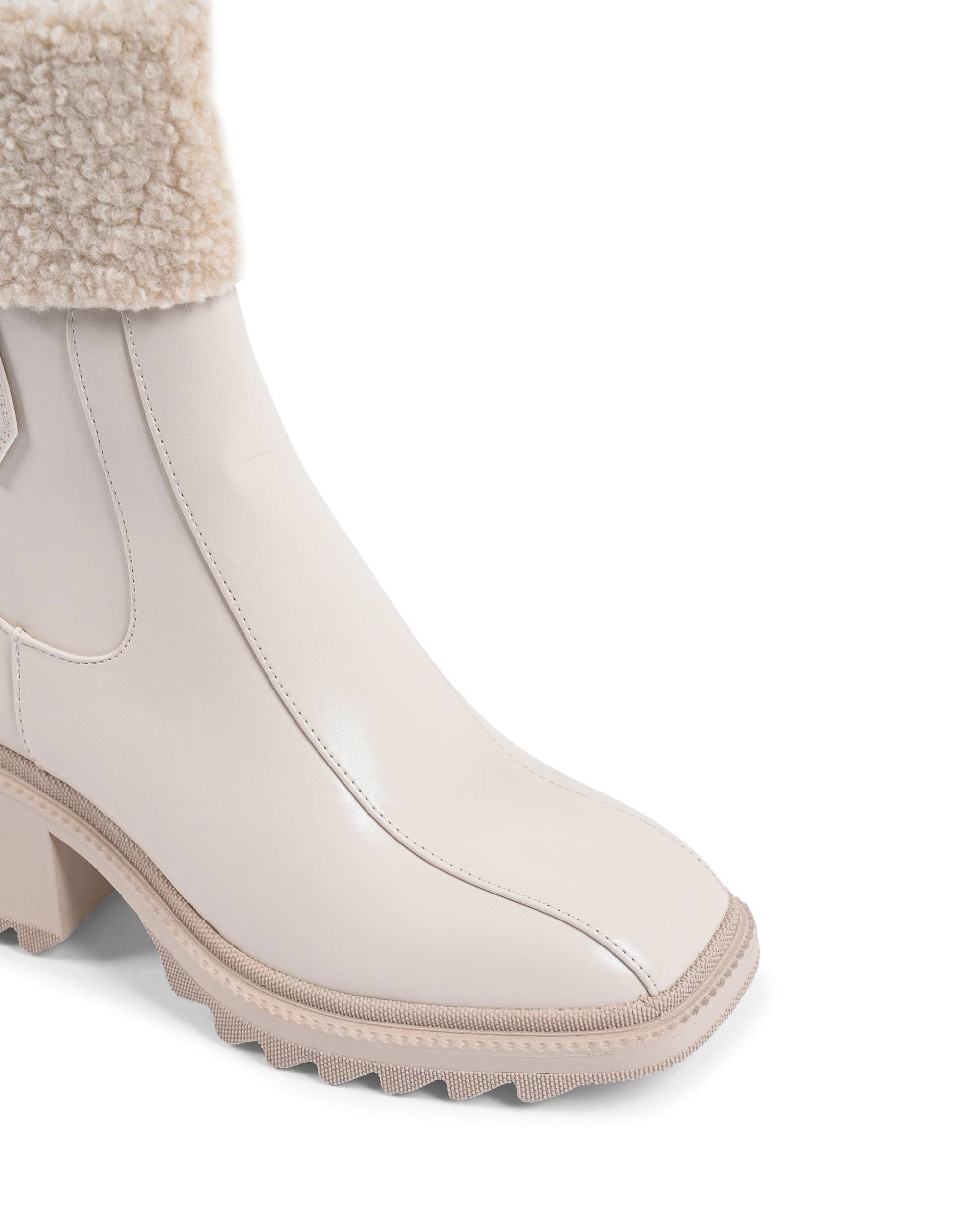 19V69 Italia Botines para mujer Beige 181-86 BEIGE