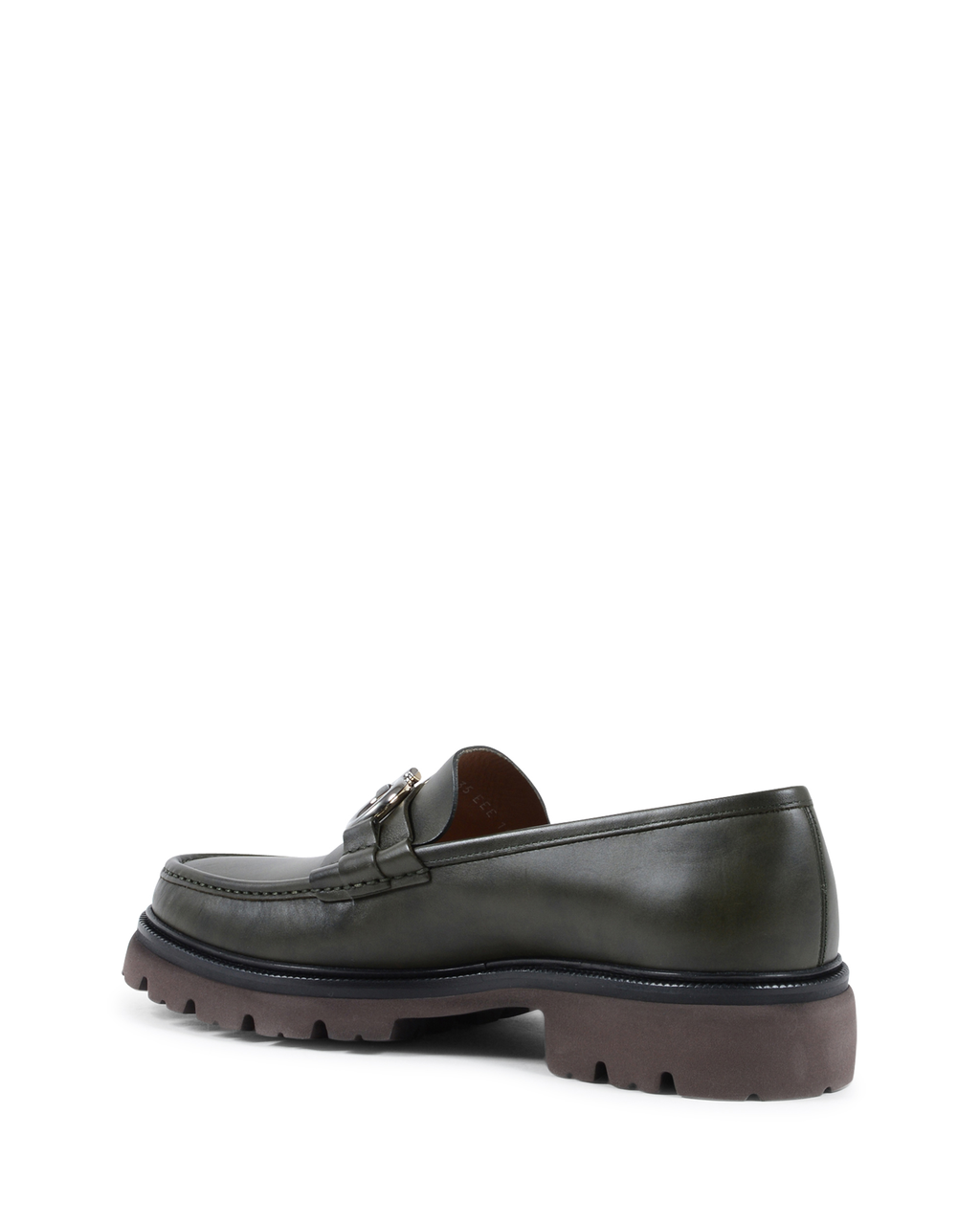 Mocasines Salvatore Ferragamo para hombre, color verde, BLEECKER