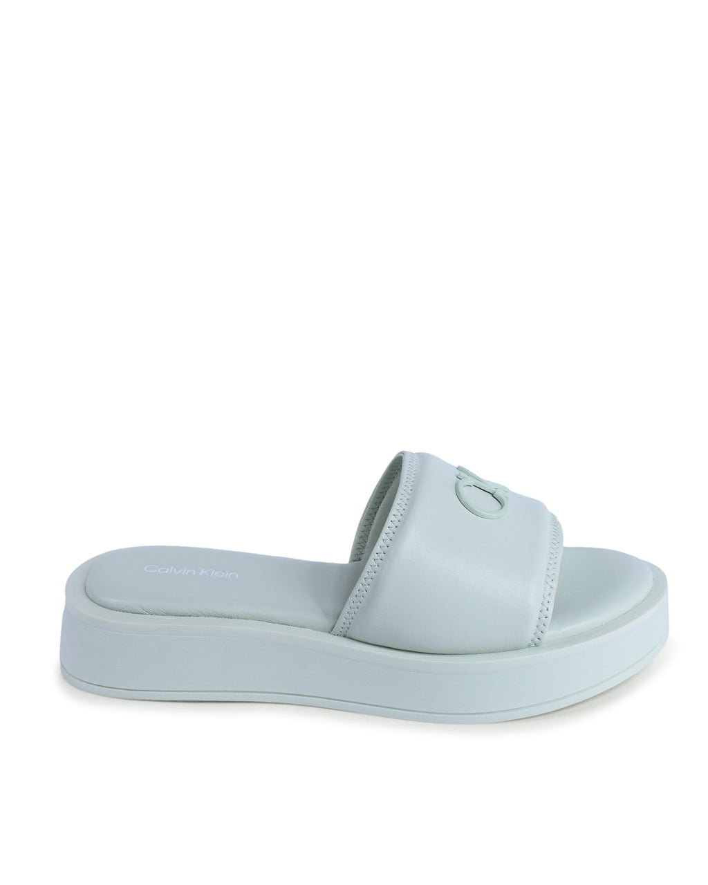 Sandalias Calvin Klein para mujer, color verde, HW0HW02049LIA