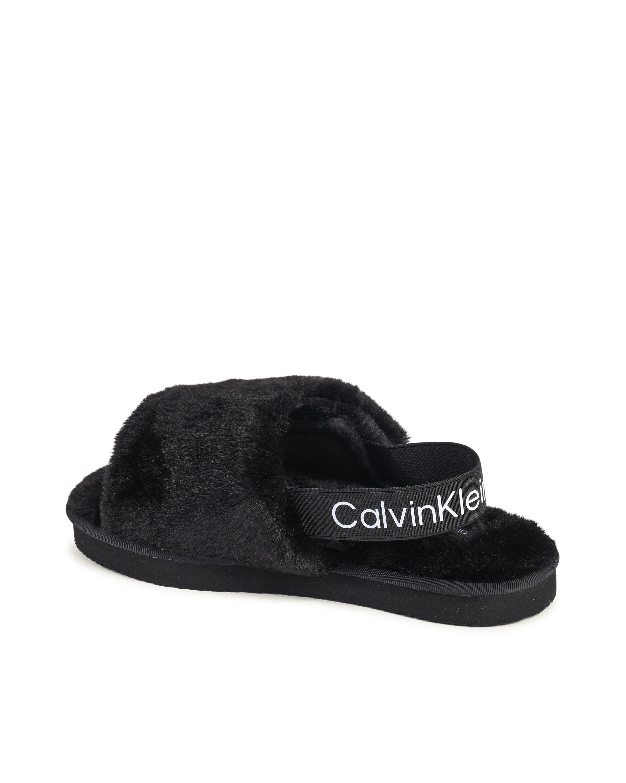 Pantuflas Calvin Klein para mujer negras YW0YW01158BEH
