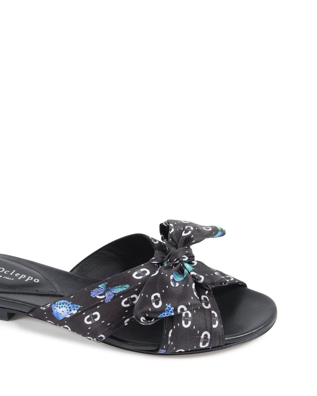 Emma Bow Mule Negro