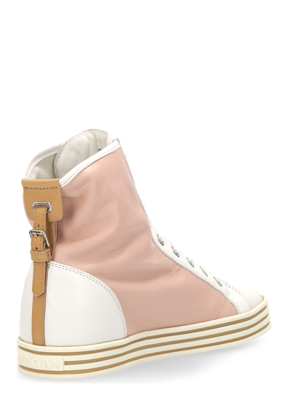 Zapatillas Hogan Rebel para mujer en color rosa HXW1820D66000PA0A09