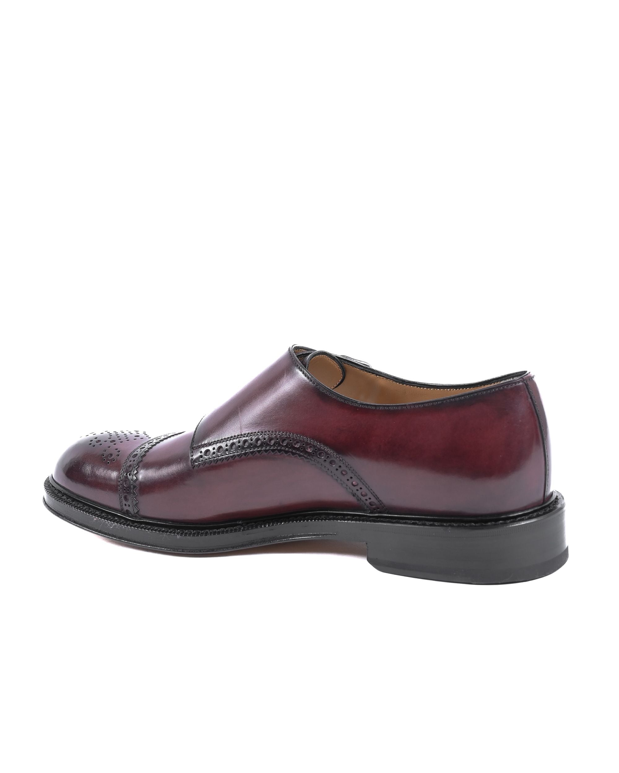 Zapatos de hebilla para hombre Dee Ocleppo F3745 VIT BORDEAUX LUC NICOL