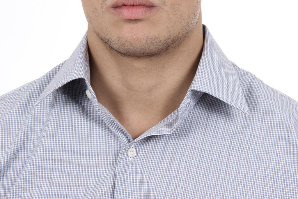 Camisa clásica moderna de corte italiano para hombre V 1969, talla 377, 209