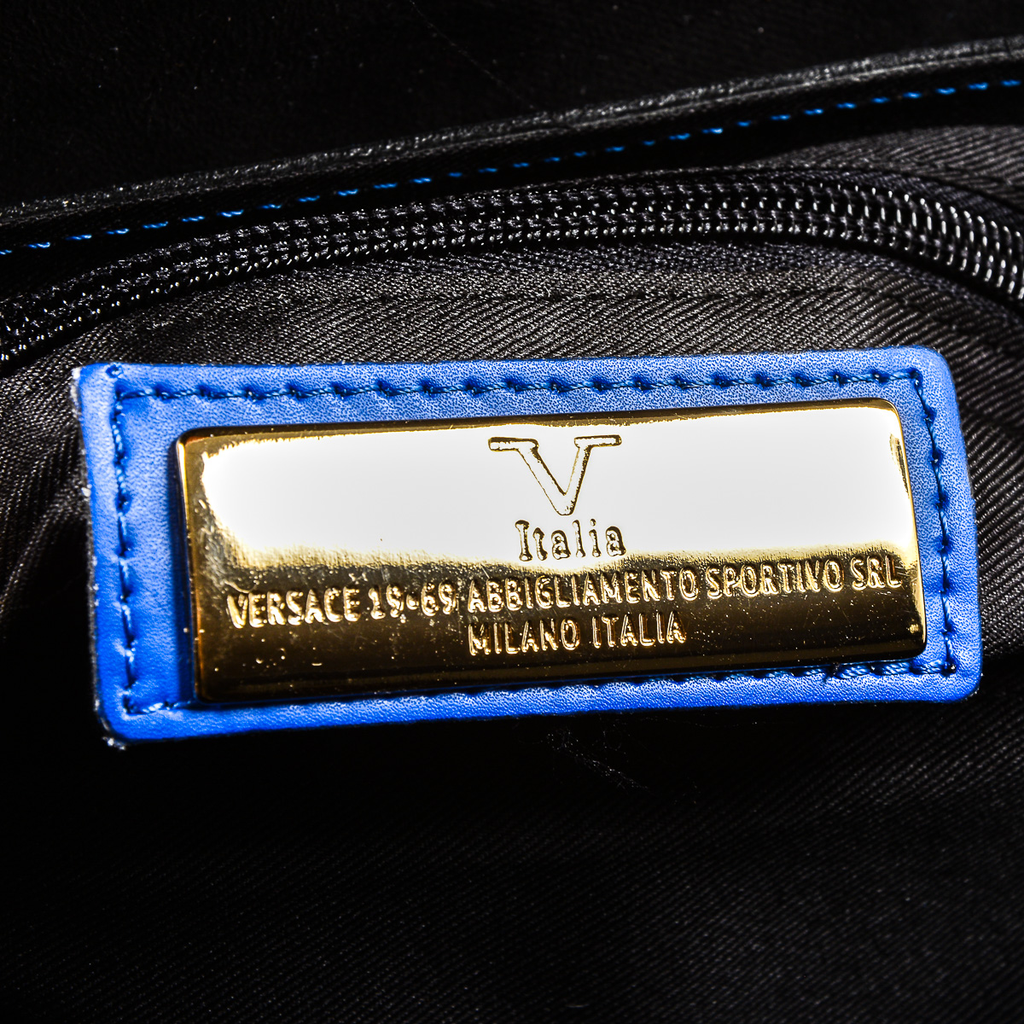 V 1969 Italia Womens Handbag Blue LAOS