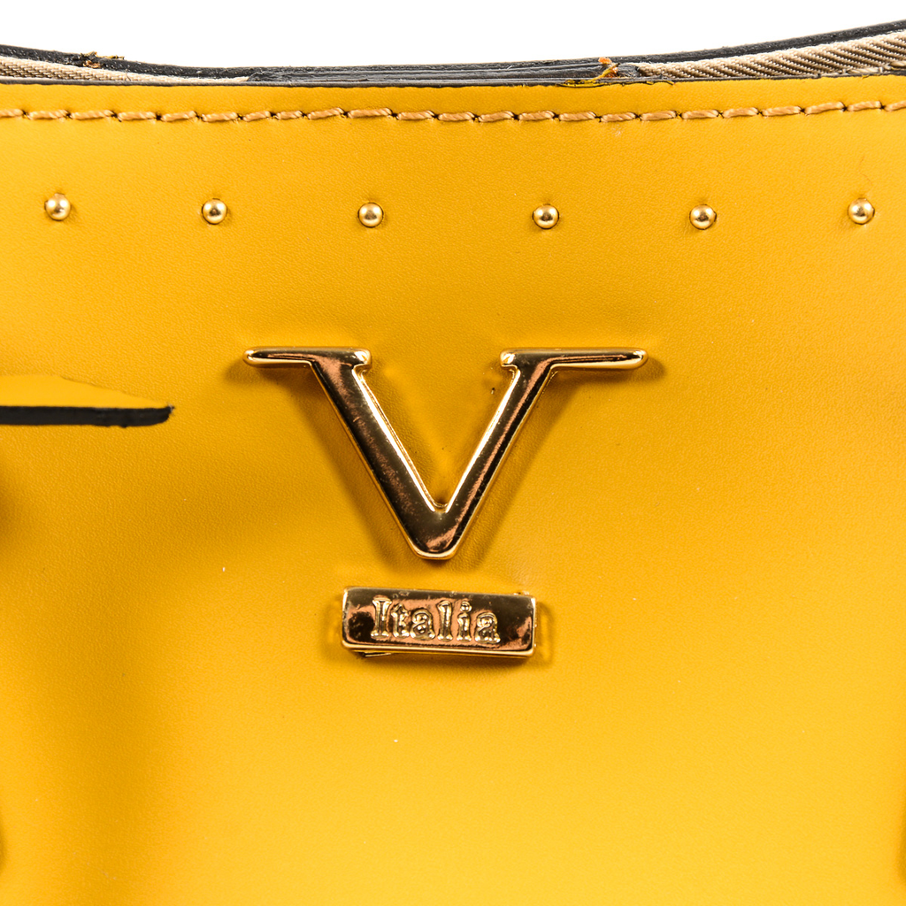 V 1969 Italia Womens Handbag Yellow CRETA