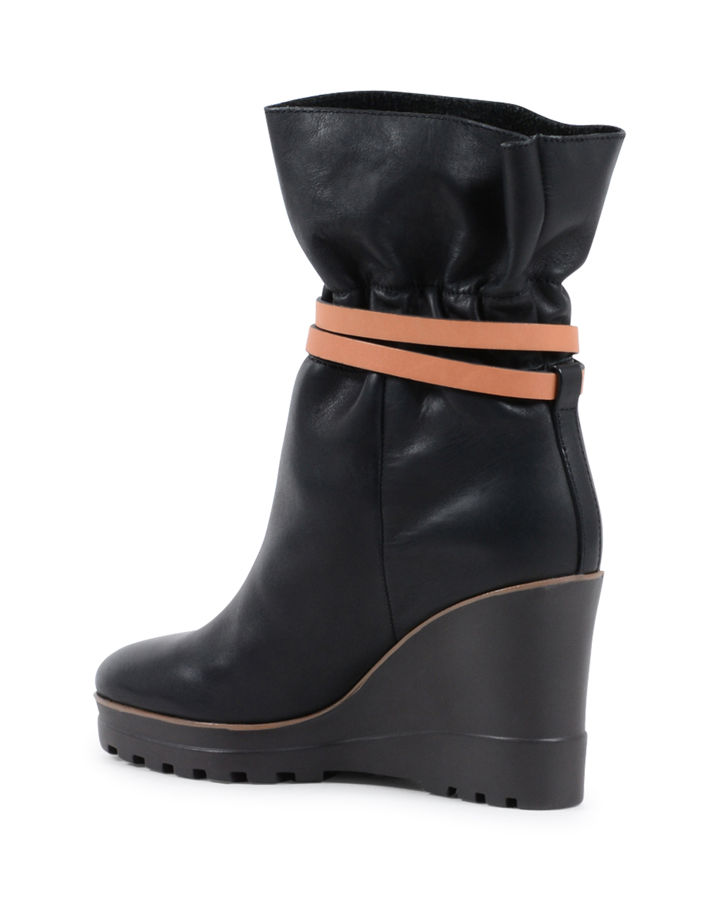 ChloÃ¨ Womens Short Boot Black SB31111A 999 BLACK