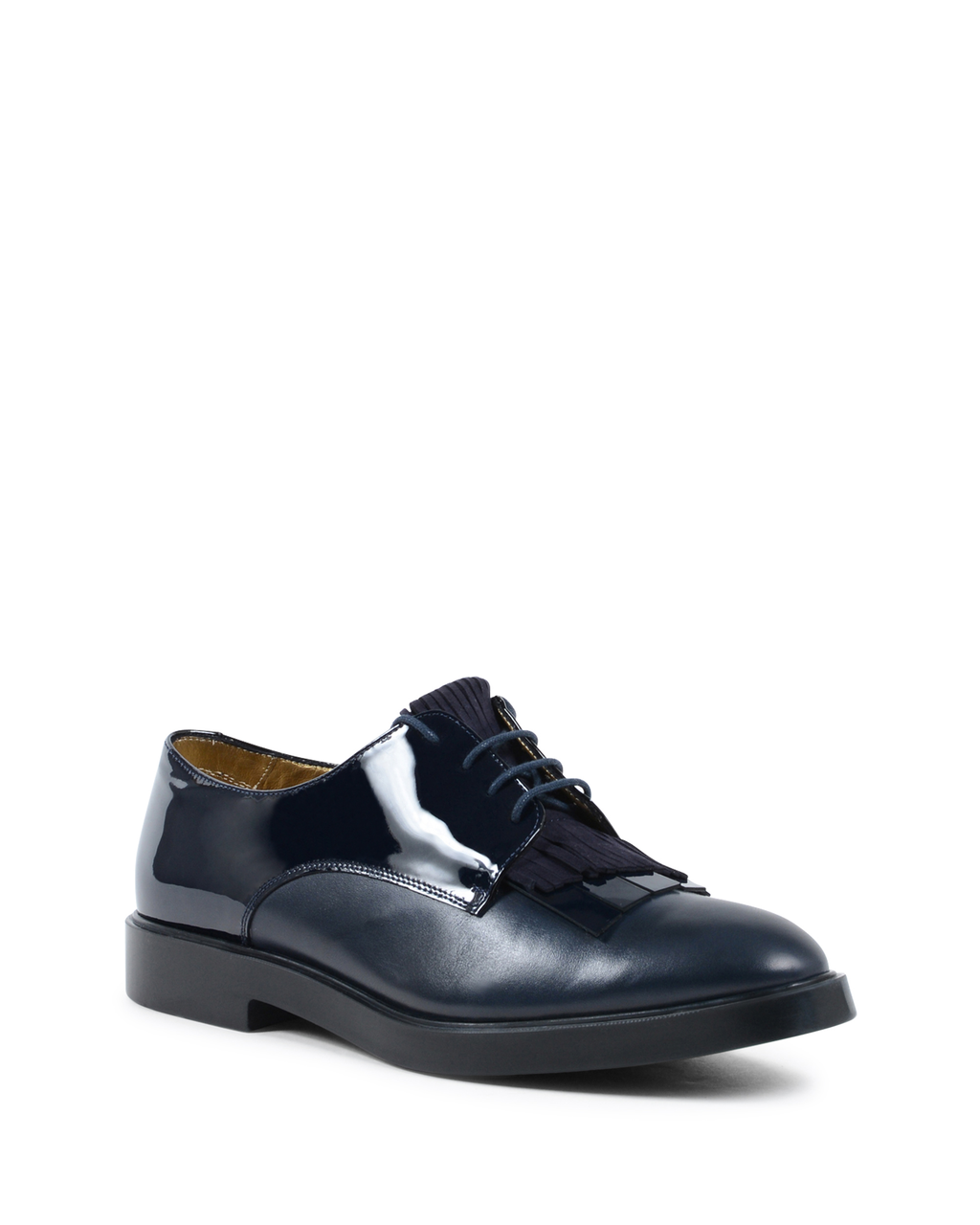 Fratelli Rossetti Womens Lace Up Shoe Multicolor 66094 GLOSS NERO