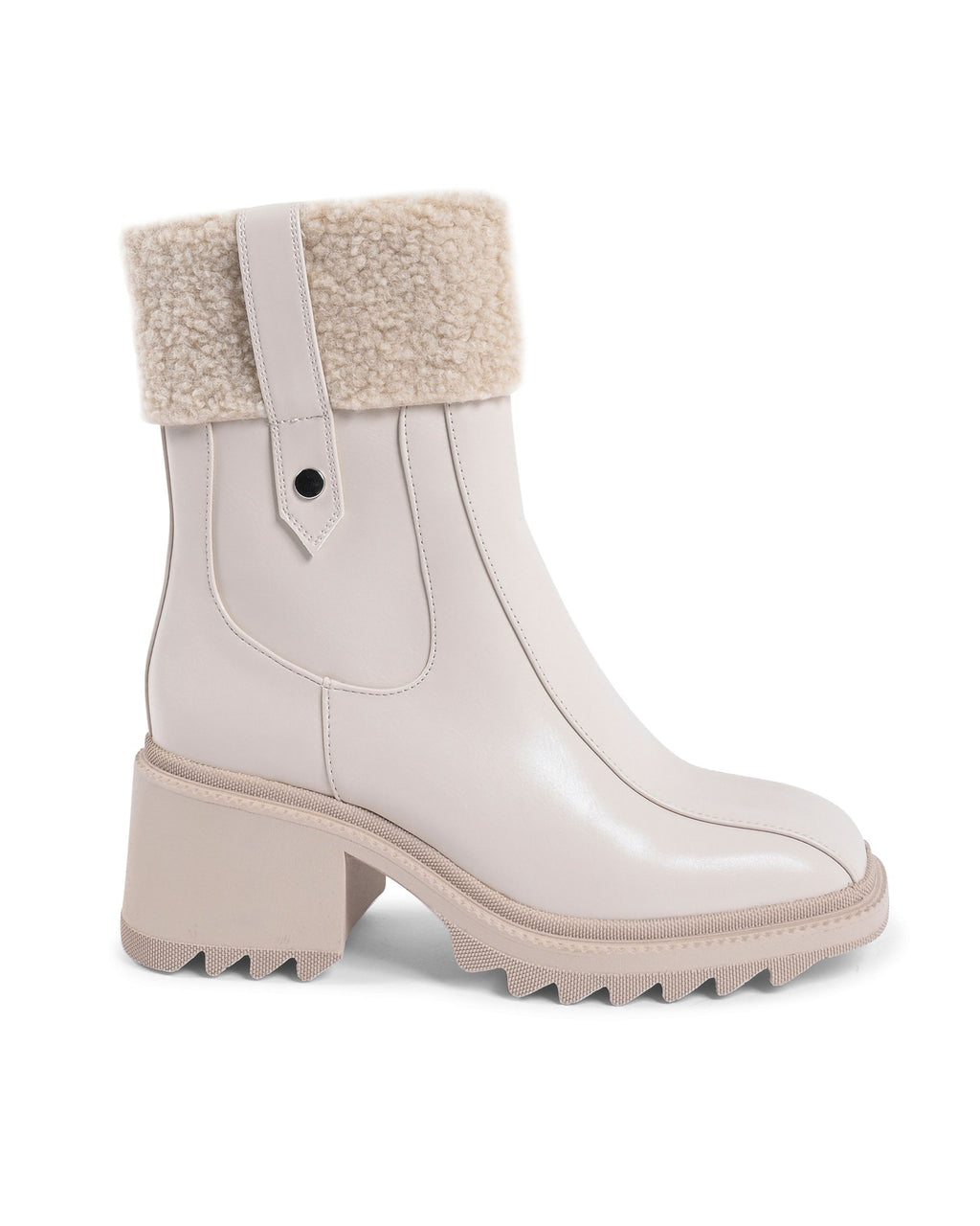 19V69 Italia Botines para mujer Beige 181-86 BEIGE