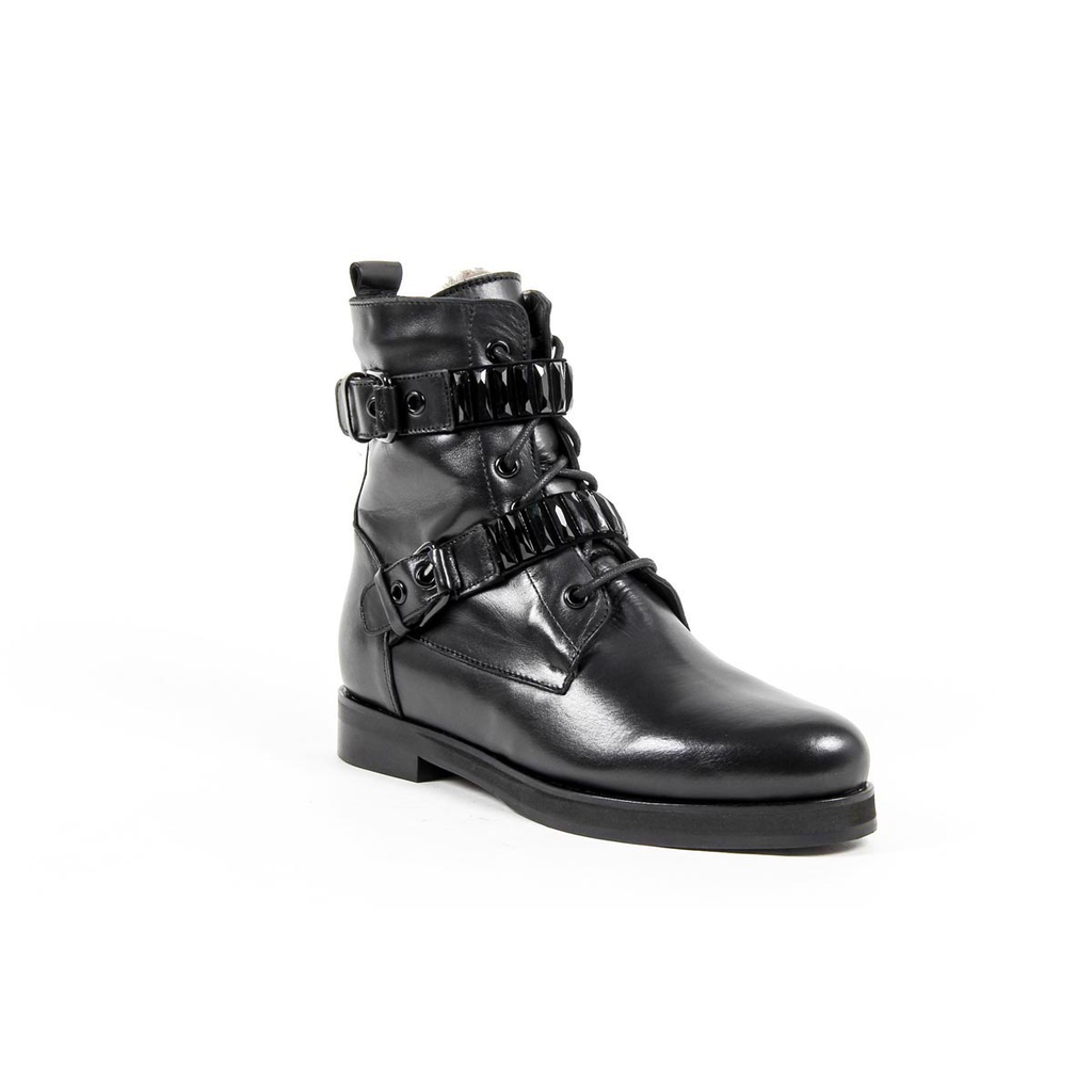 Bota corta para mujer V 1969 Italia B2332 SHEA VIT NERO CAM NERO