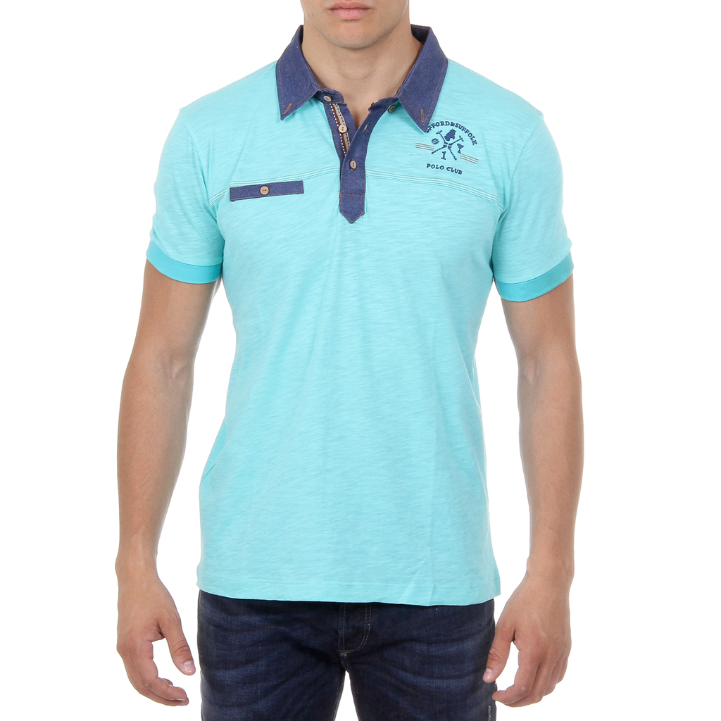 Polo Ufford & Suffolk Polo Club para hombre, manga corta, US007B MINT