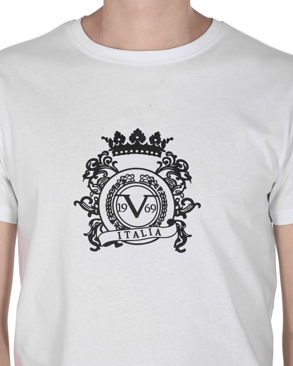 19V69 Italia Mens T-Shirt VSC1MTS02 WHITE