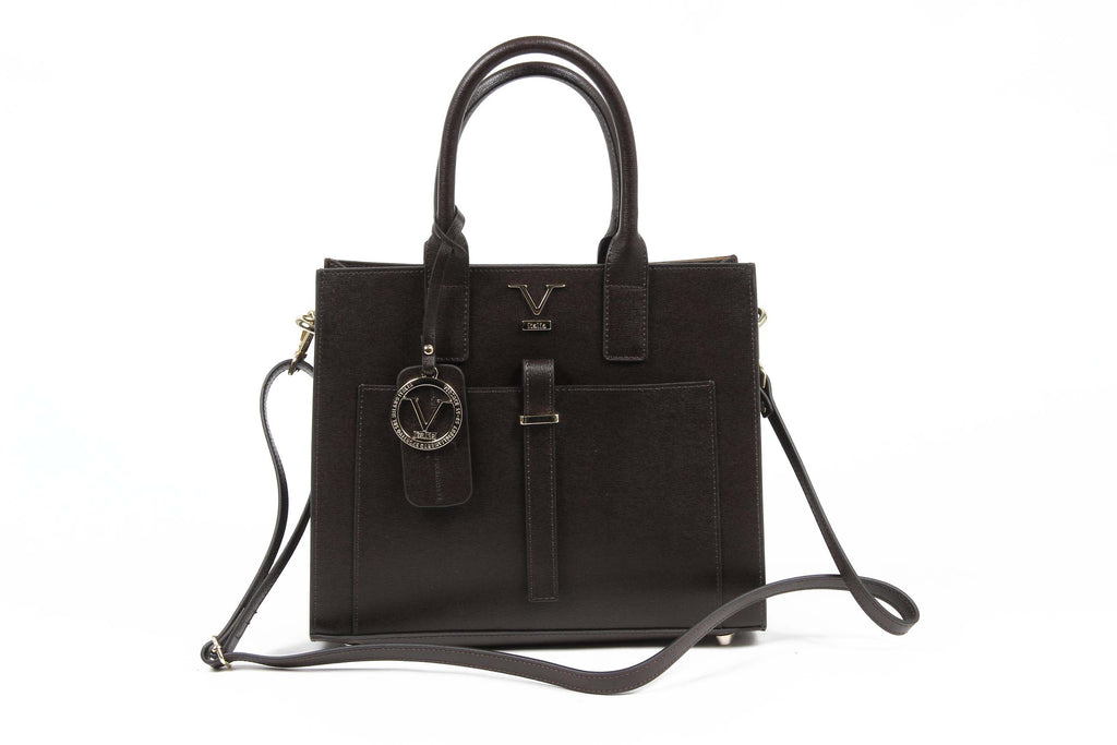 Bolso de mano para mujer V 1969 Italia V006 SAFFIANO T. MORO