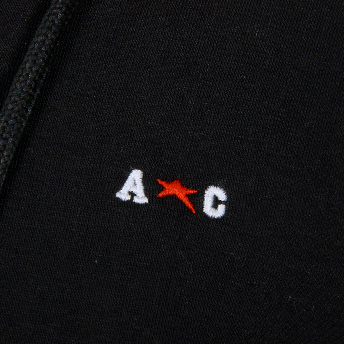 Sudadera con capucha Andrew Charles para hombre con cremallera, manga larga, cuello redondo, color negro FELA