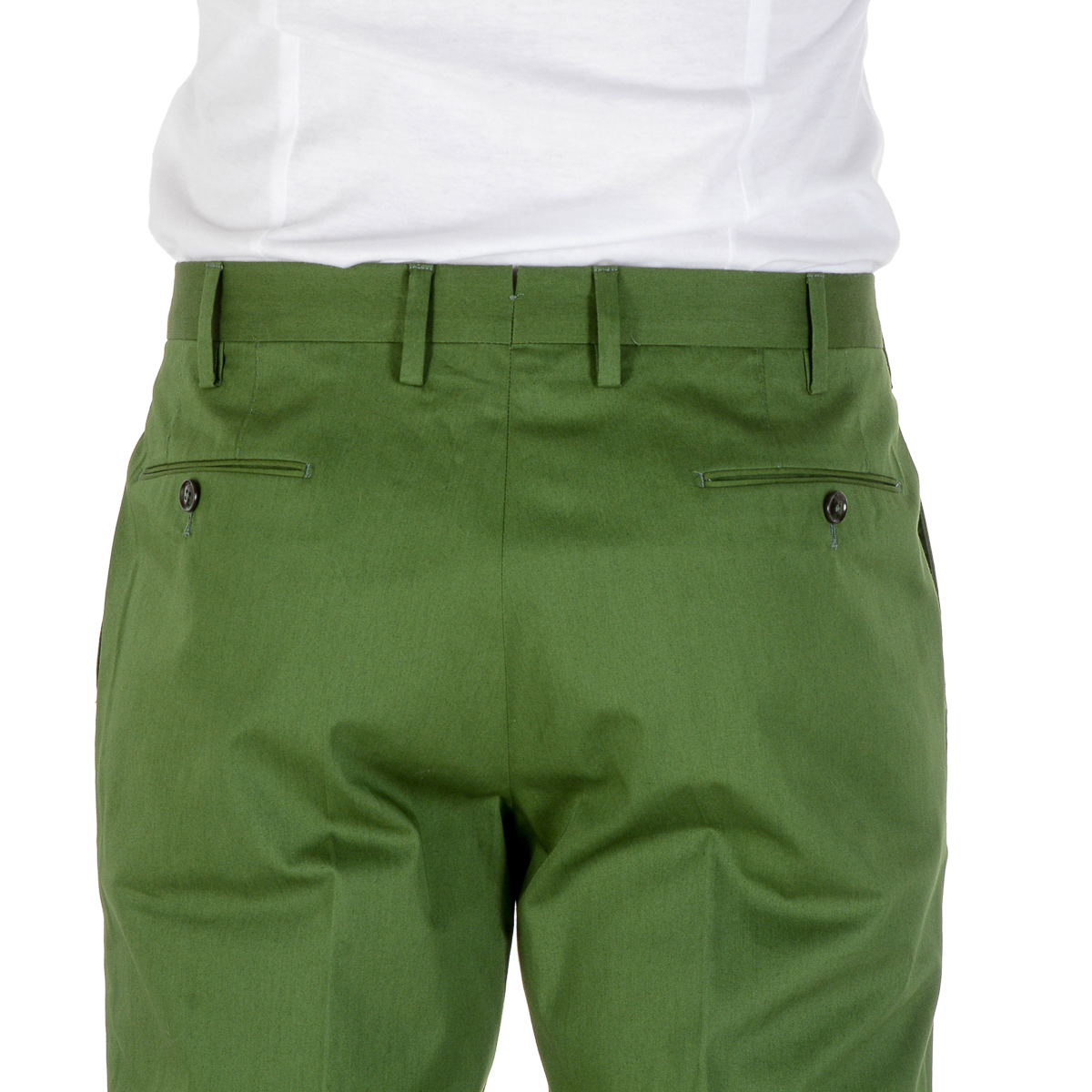 PT01 Pantalones de hombre Verde BUSINESS