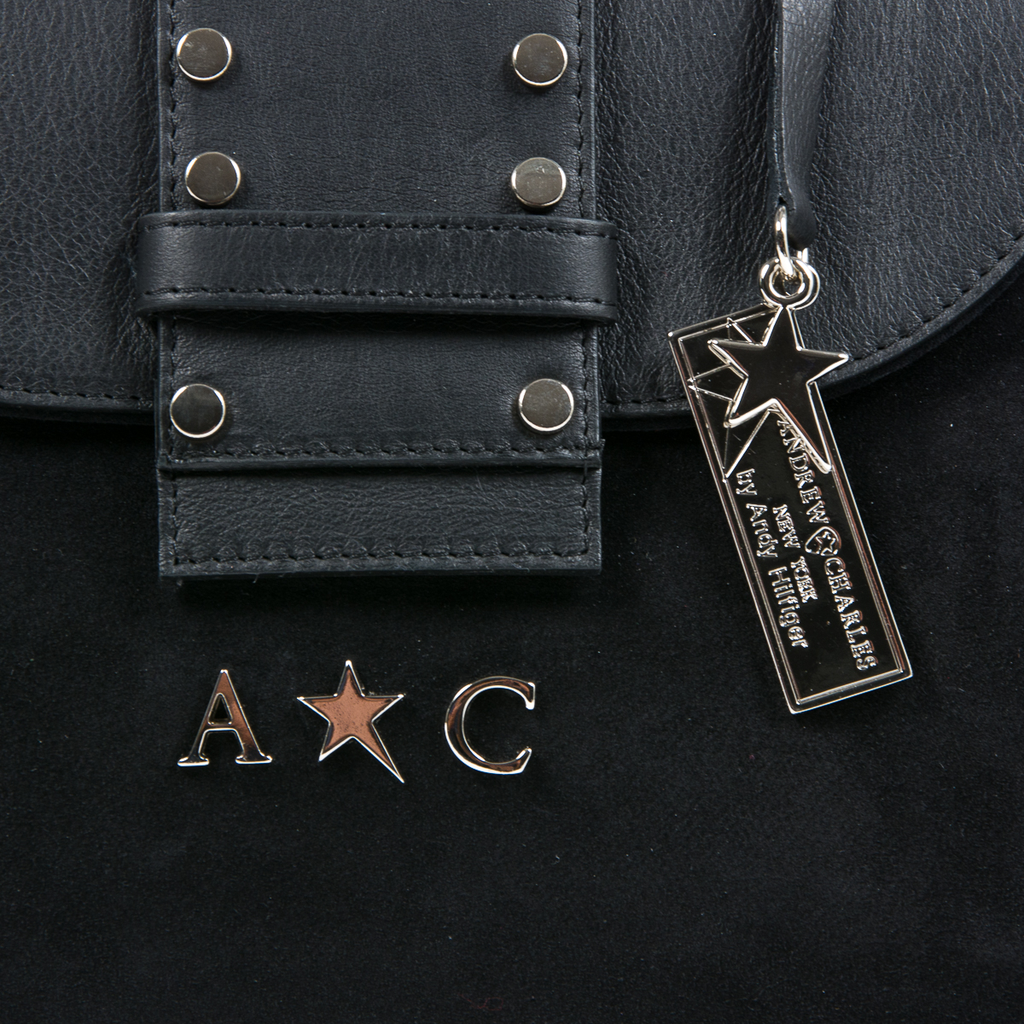 Bolso de mano para mujer Andrew Charles negro ROSS