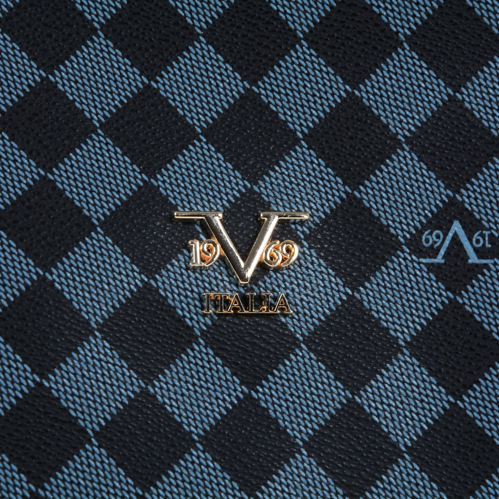 V 1969 Italia Womens Handbag Blue MANILA