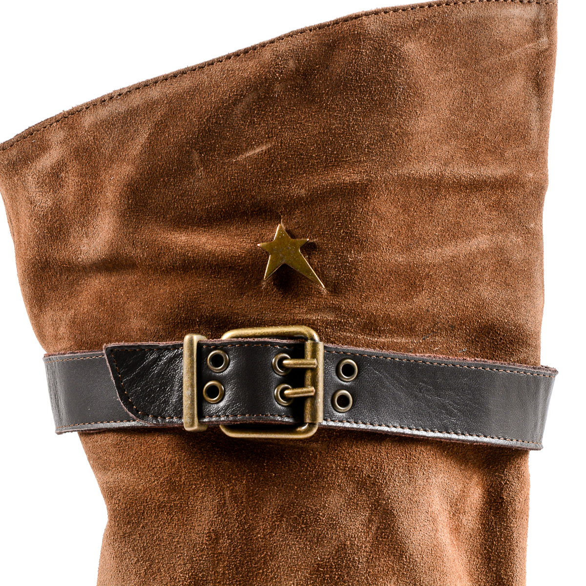 Andrew Charles Womens High Boot Brown ALANIS