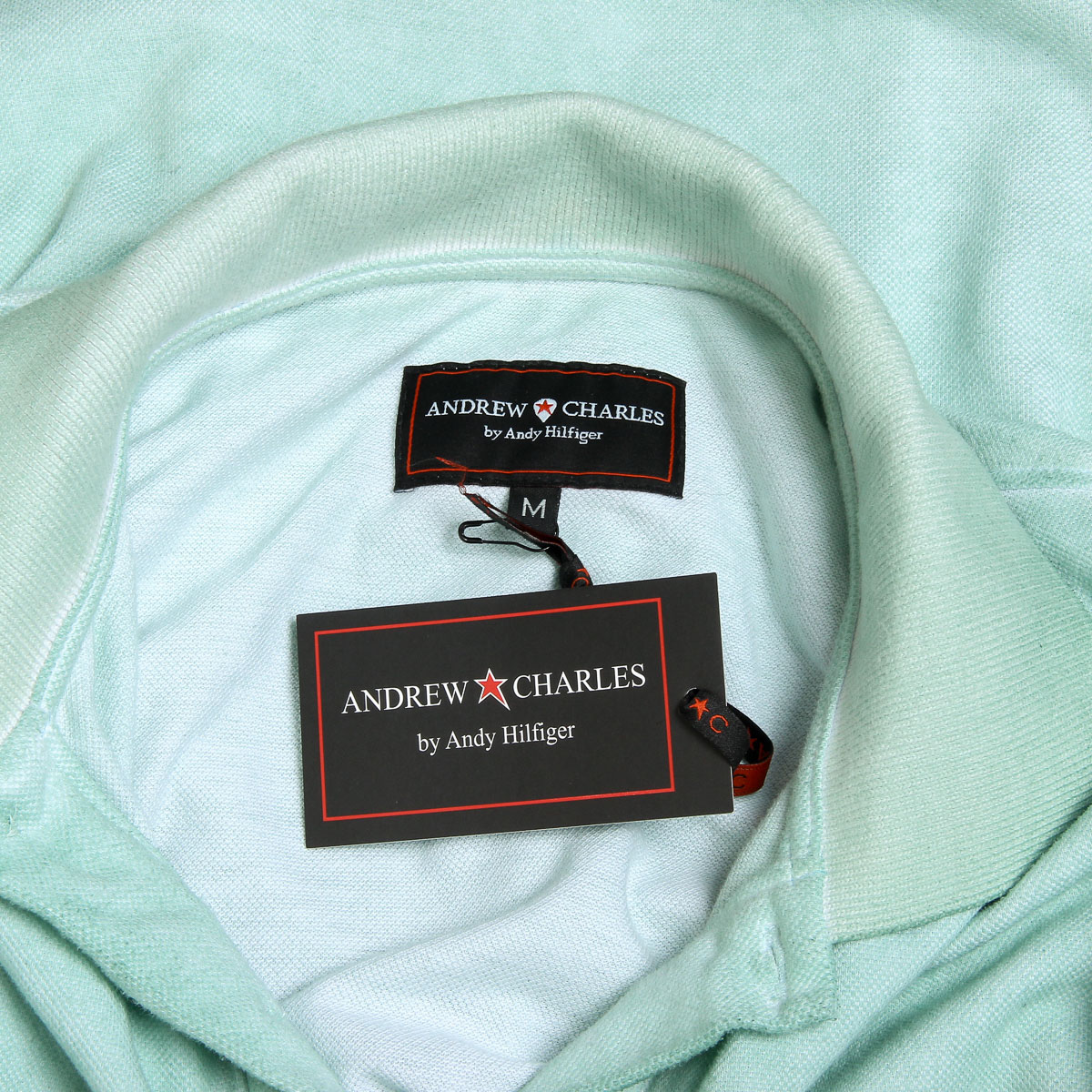 Polo Andrew Charles para hombre de manga corta verde SIMBA