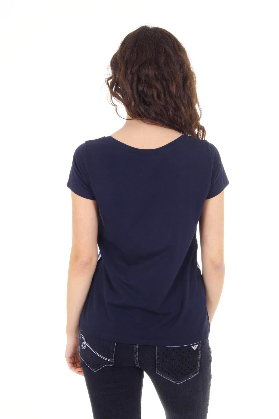 Camiseta de manga corta para mujer Emporio Armani AGH70 AH N5
