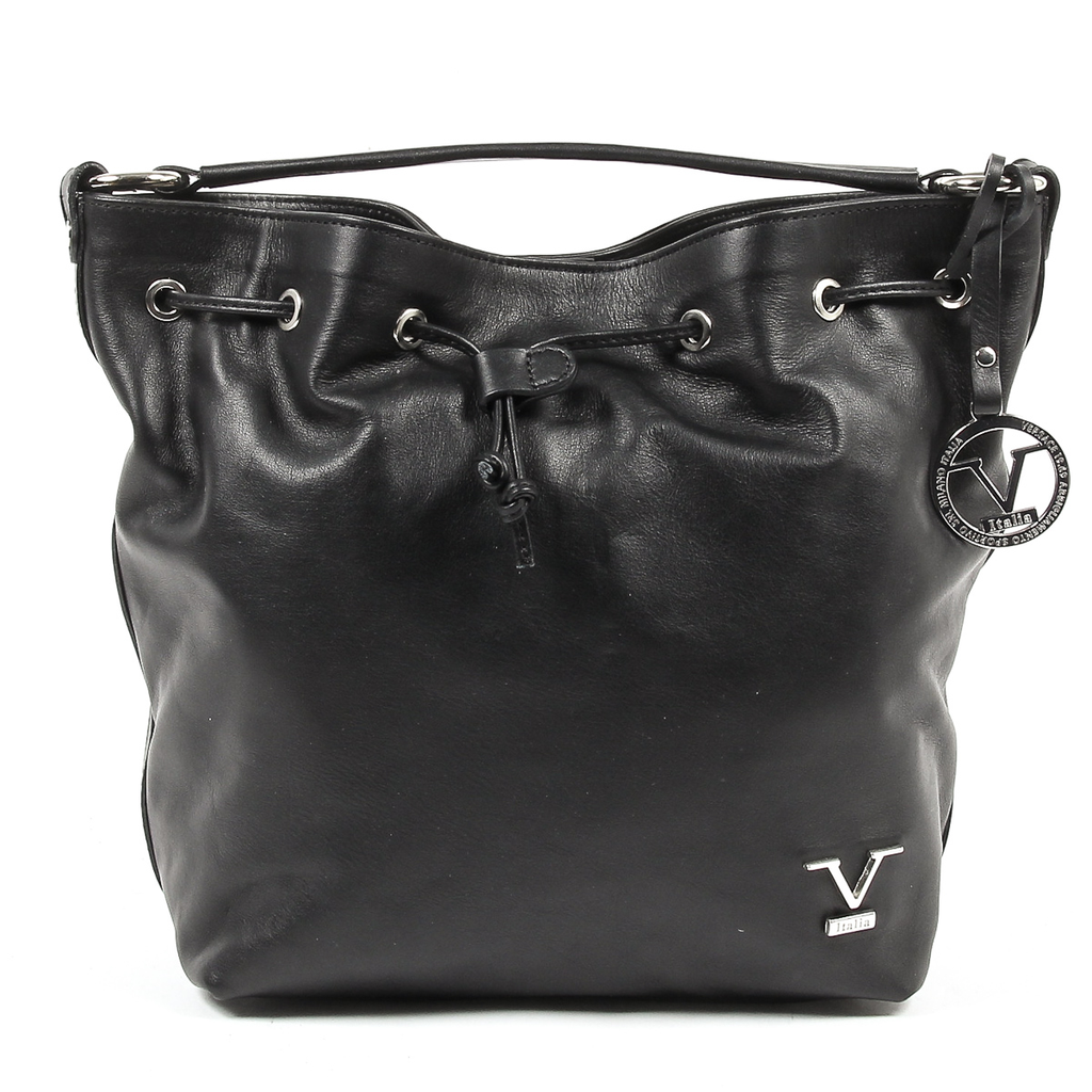 Bolso de mano para mujer V 1969 Italia V005-S SOFT NERO