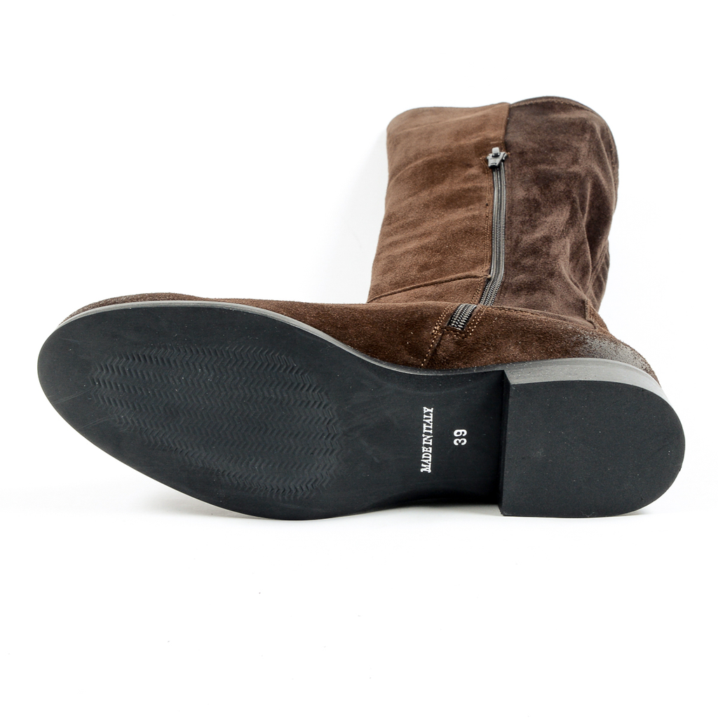 V 1969 Italia Womens High Boot Brown GRAPE