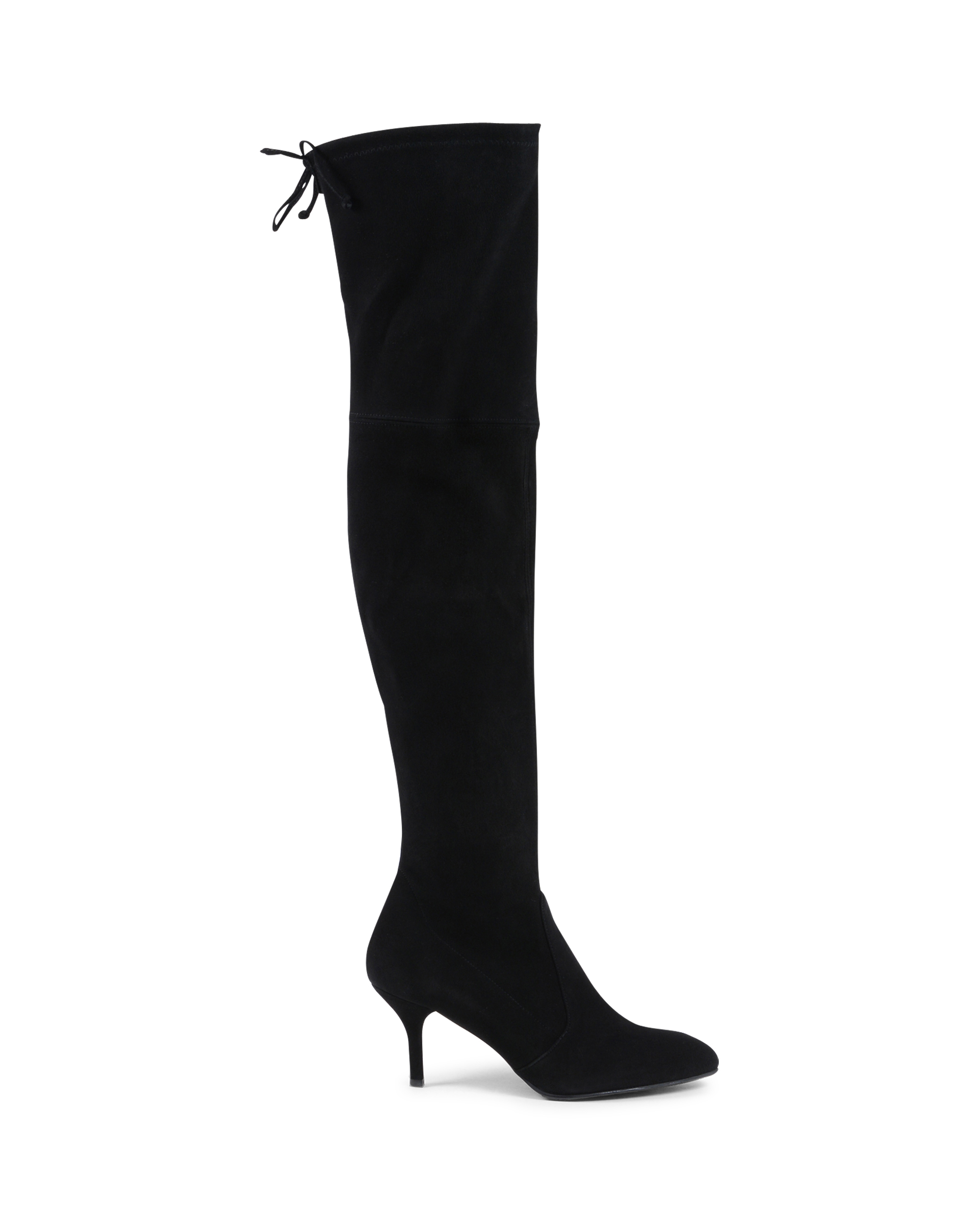 Stuart Weitzman - Bota alta para mujer, color negro TIEMODEL