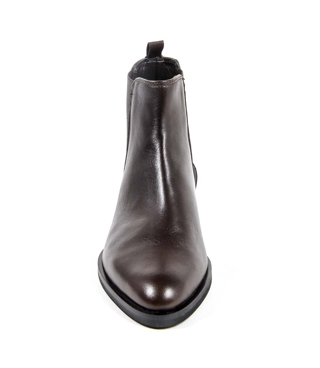 Botín de mujer V 1969 Italia B1578 VITELLO MARRÓN