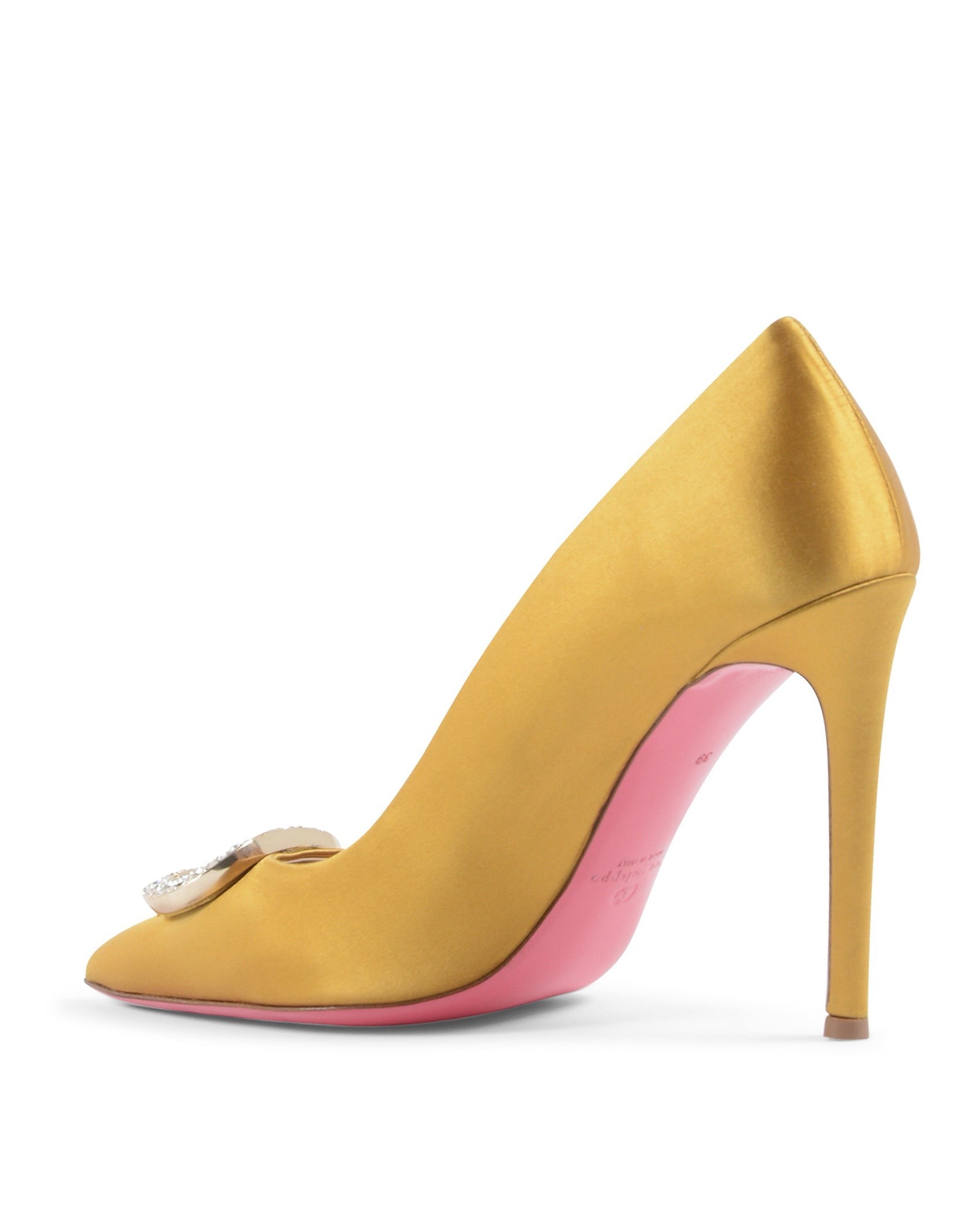 Zapatos de salón de satén de Cenicienta