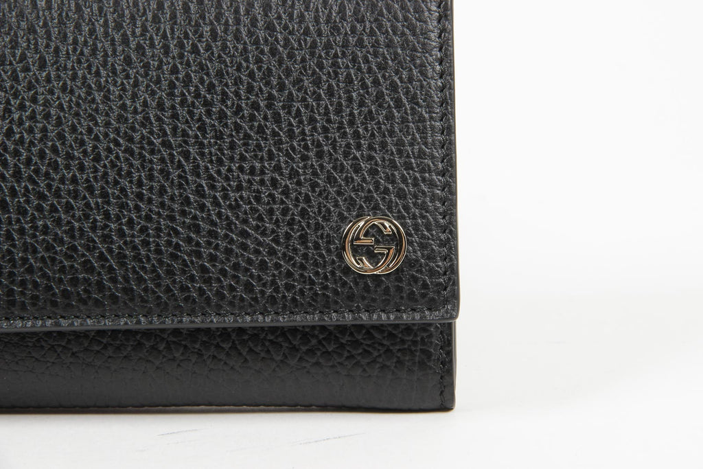 Monedero plegable Gucci para mujer con logotipo GG x 2