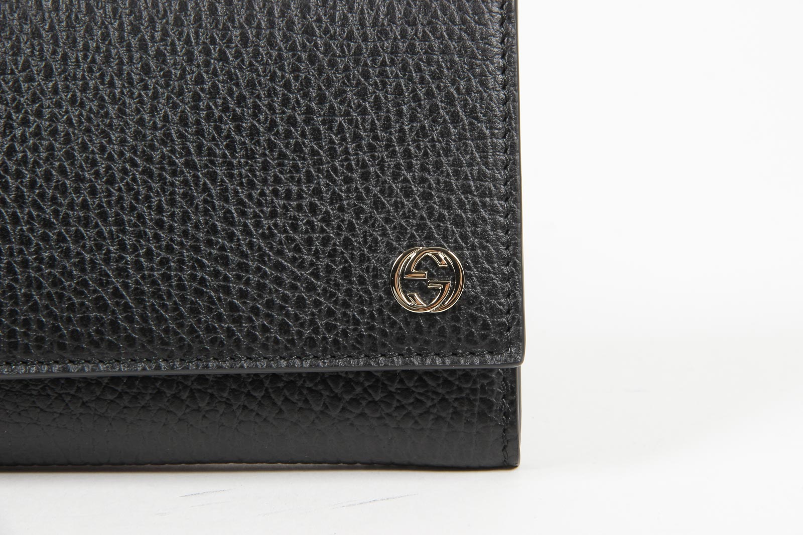 Monedero plegable Gucci para mujer con logotipo GG x 2