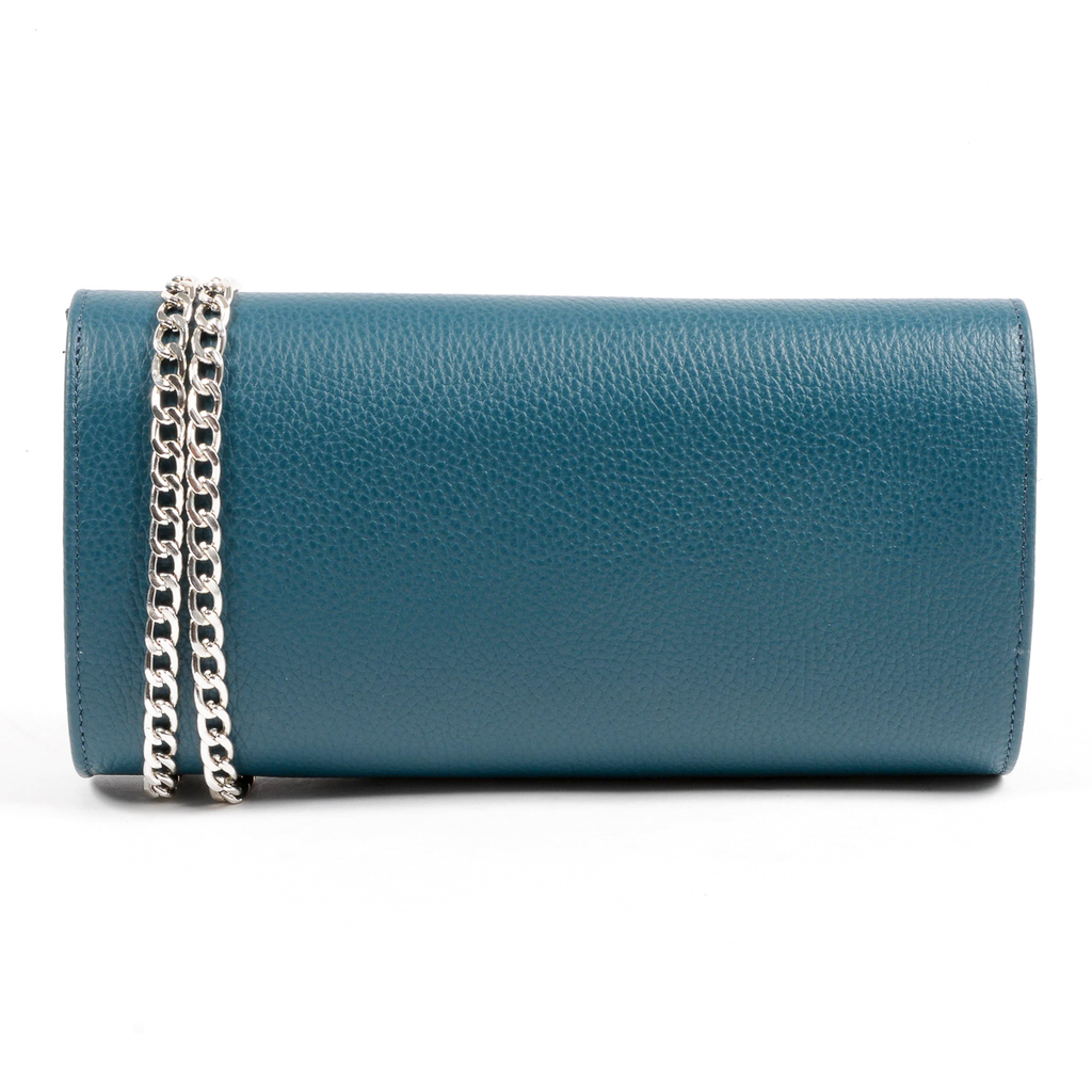 V 1969 Italia Womens Handbag Blue ROMA