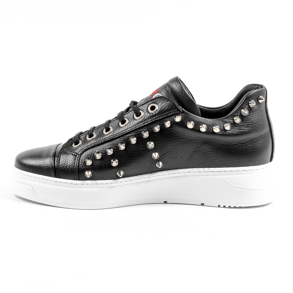 Zapatillas deportivas Andrew Charles para hombre, color negro, talla LIL