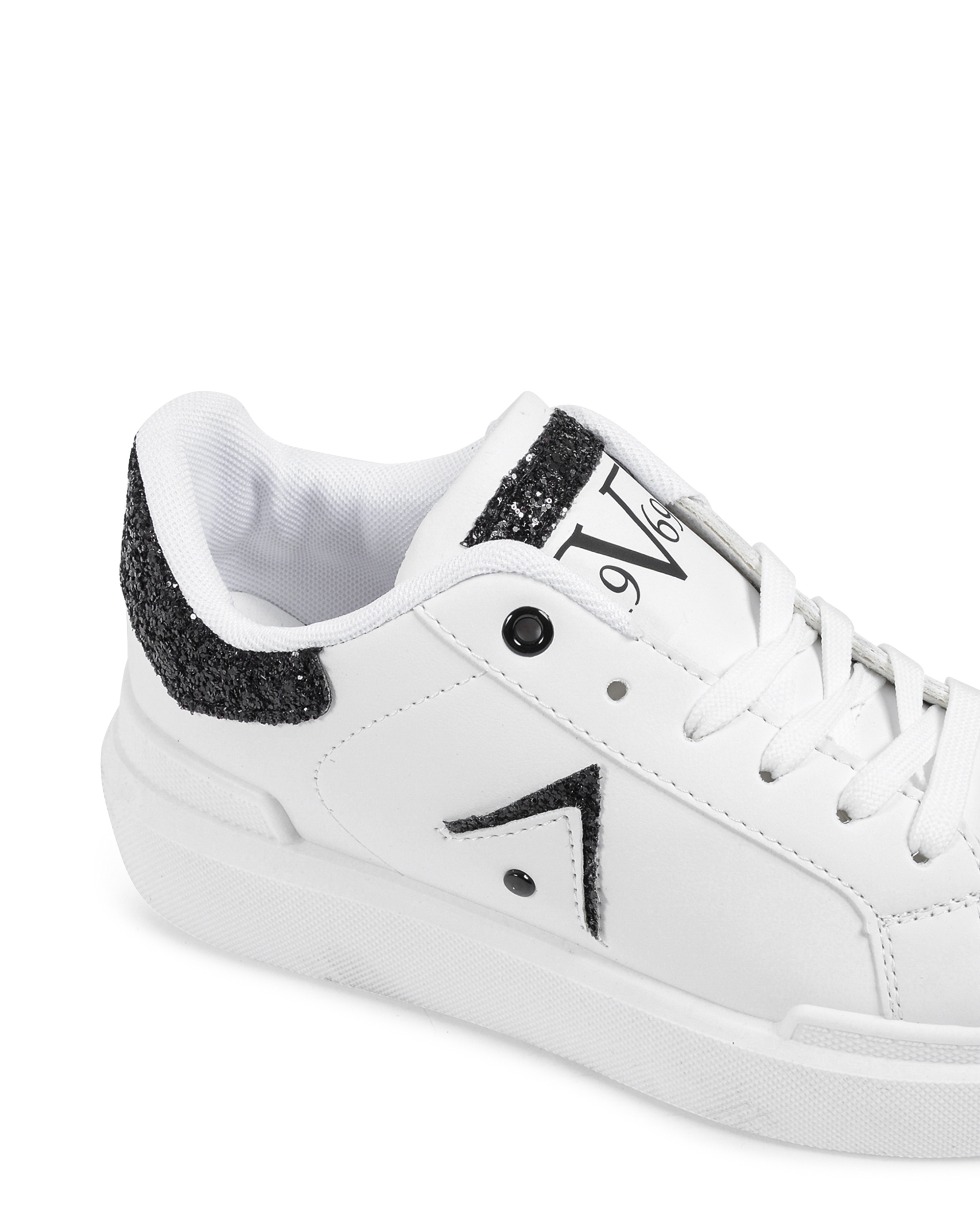 19V69 Italia Zapatillas de mujer V813 BIANCO NERO