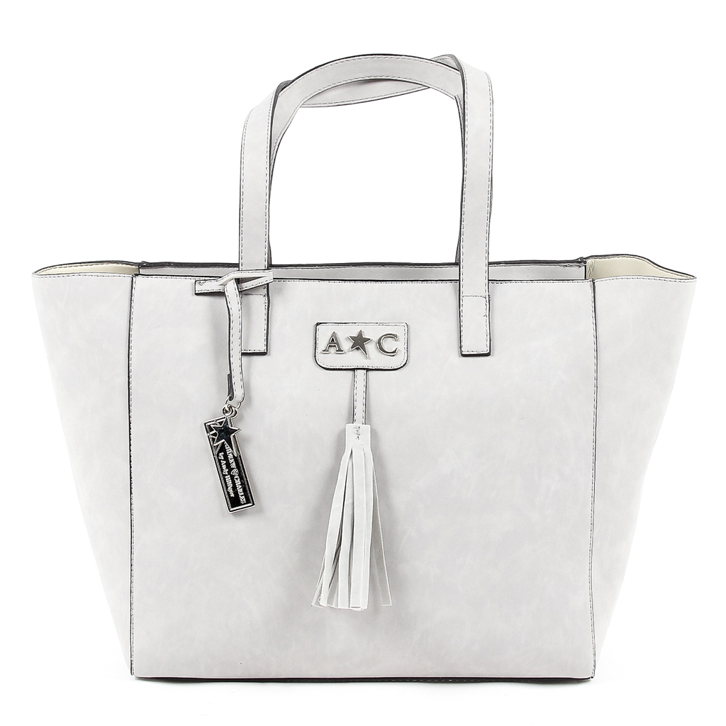 Andrew Charles Womens Handbag Grey RAIN