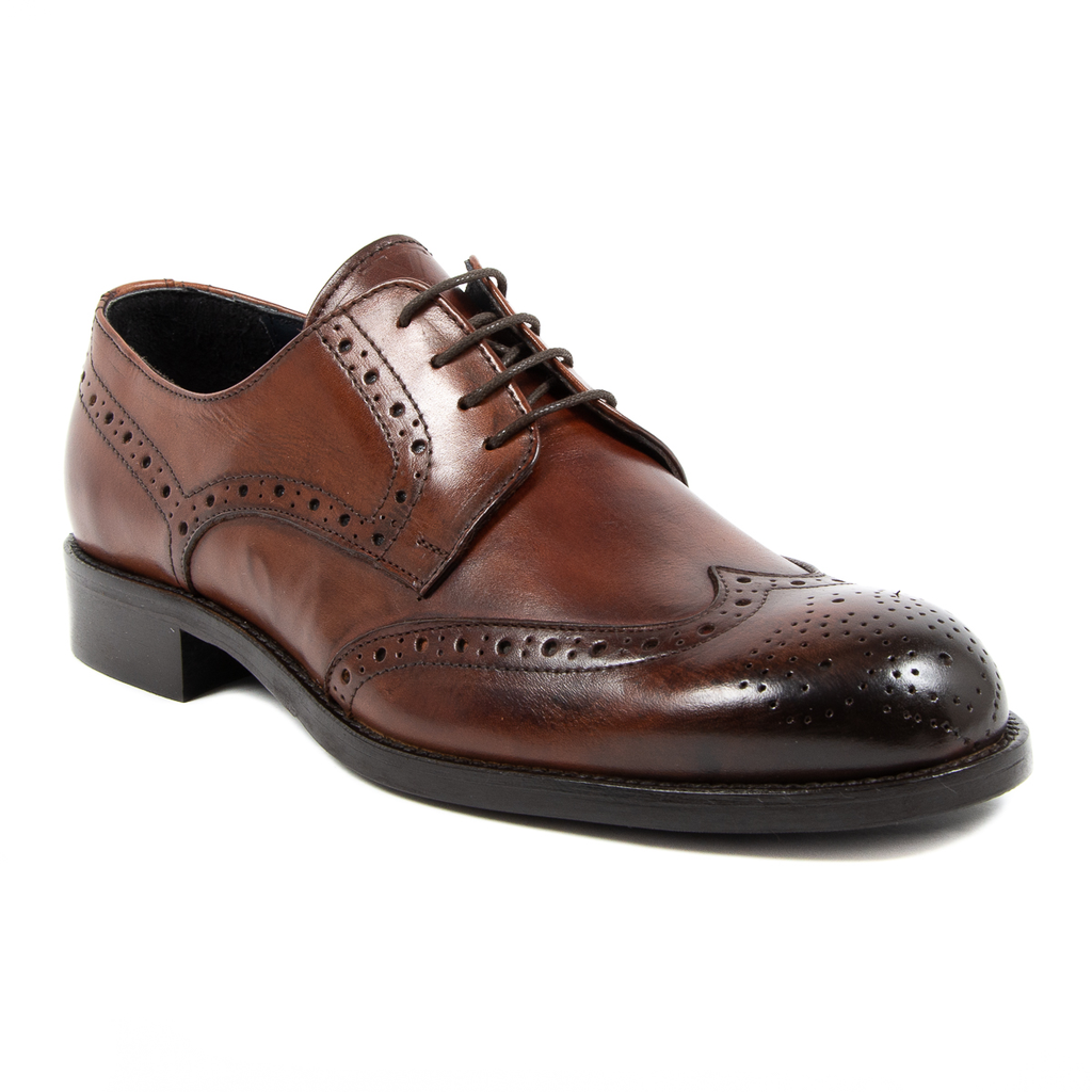 V 1969 Italia - Zapato brogue para hombre, color marrón, VERNON