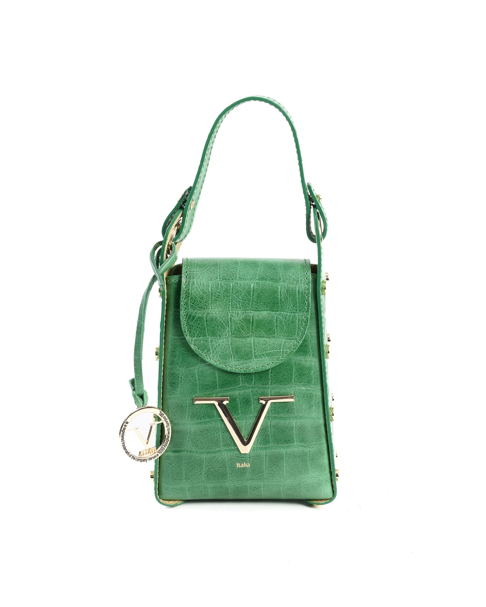 Minibolso de mujer V Italia verde V16-LUX-GRN