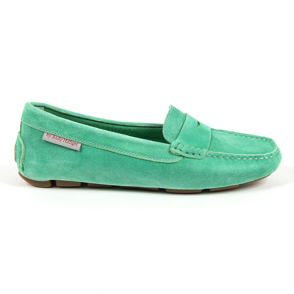 Mocasines Andrew Charles para mujer, color verde MAX