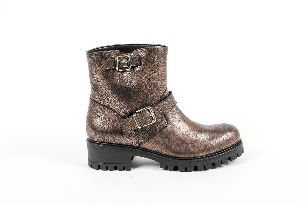 Bota corta para mujer V 1969 Italia B1441 BRONCE NATURAL