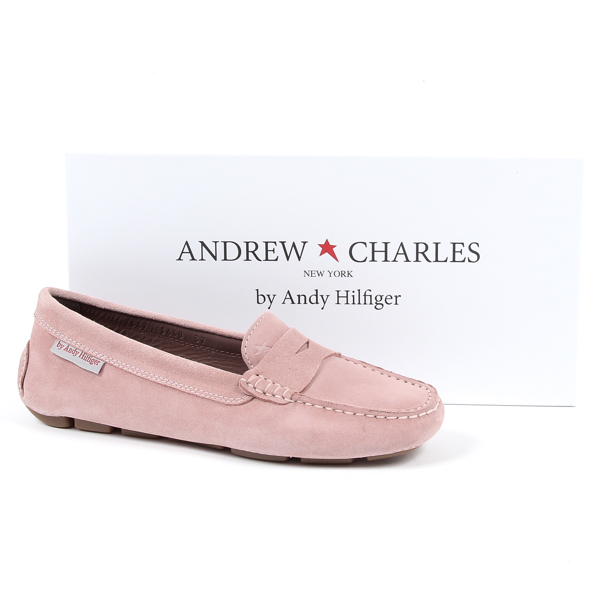 Mocasines Andrew Charles para mujer, color rosa MAX