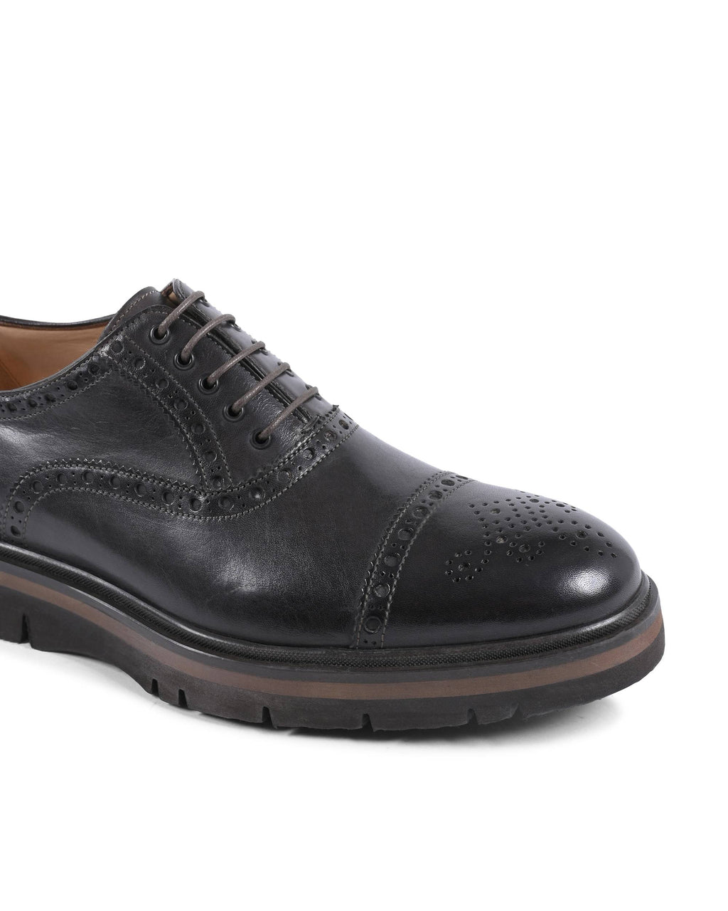 Dee Ocleppo Zapatos brogue para hombre EB130 VITELLO T MORO